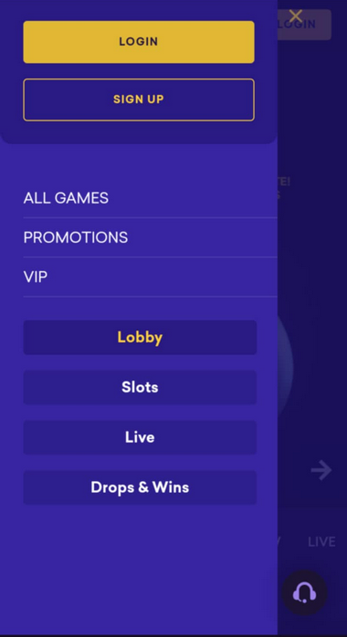 SpinBit Casino Mobile Preview 1