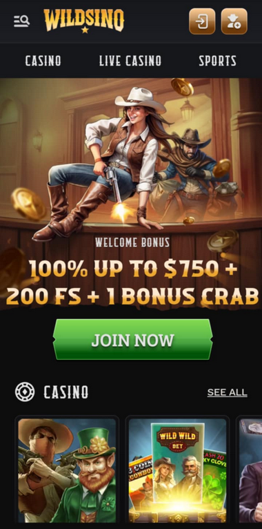 Wildsino Mobile Preview 2