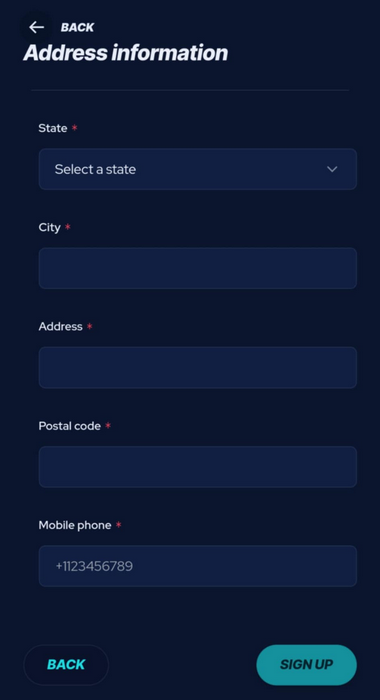 BetBeast Casino Registration Steps – Image 4